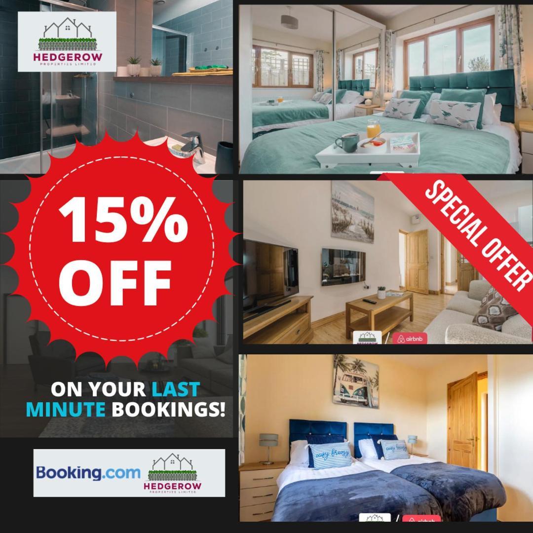 Secure 2-Bed Escape For 6 With Tranquil Garden L Special Deals L Last-Minute Deals L 特鲁罗 外观 照片